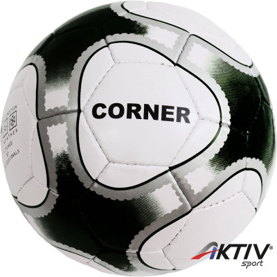 Focilabda Corner fehér-fekete