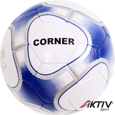 Focilabda Corner fehér-kék