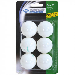 Ping-pong labda Donic Elite 1 csillagos 6 db fehér Series 2018 Sportszer Donic