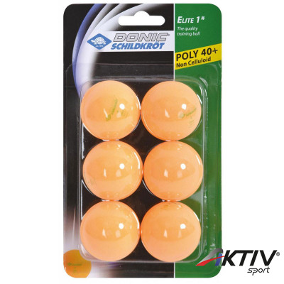 Ping-pong labda Donic Elite 1 csillagos 6 db narancssárga Series 2018