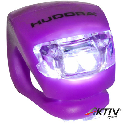 Színes LED lámpa Hudora lila