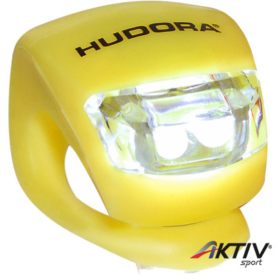 Színes LED lámpa Hudora citromsárga