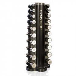 Króm egykezes súlyzó szett Gymstick állvánnyal Fitness Gymstick