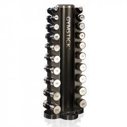 Króm egykezes súlyzó szett Gymstick állvánnyal Fitness Gymstick