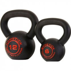 Kettlebell Gymstick Pro fekete 8 kg Fitness Gymstick