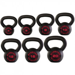 Kettlebell Gymstick Pro fekete 12 kg