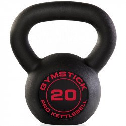 Kettlebell Gymstick Pro fekete 20 kg Fitness Gymstick