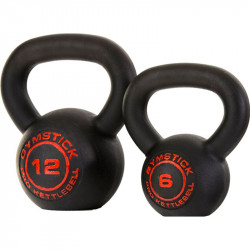 Kettlebell Gymstick Pro fekete 32 kg Fitness Gymstick