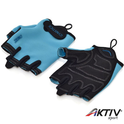 Fitnesz kesztyű Gymstick S kék