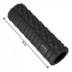 Masszázs henger HMS FS102 14x45 cm fekete