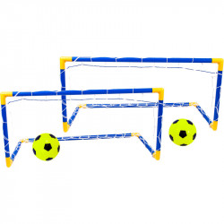 Focikapu 90x60x45 cm labdával Sportszer