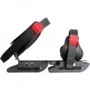 Párhuzamos állítható jégkorcsolya fekete