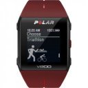 Polar V800 HR GPS sportóra piros