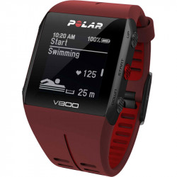 Polar V800 HR GPS sportóra piros