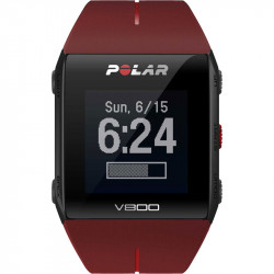 Polar V800 HR GPS sportóra piros