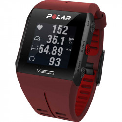 Polar V800 HR GPS sportóra piros
