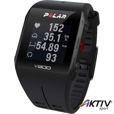 Polar V800 HR GPS sportóra fekete