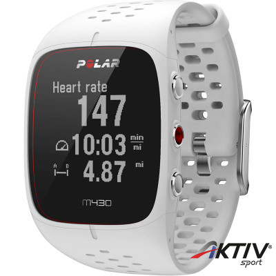 Sportóra Polar M430 fehér GPS-el