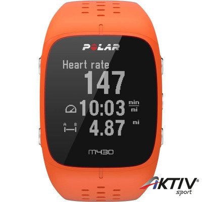 Sportóra Polar M430 narancssárga GPS-el