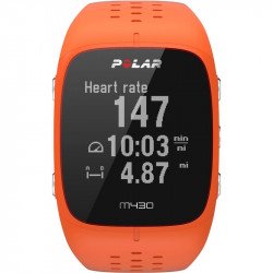 Sportóra Polar M430 narancssárga GPS-el Fitness Polar