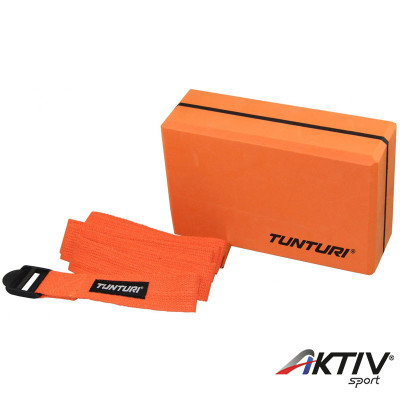 Jóga tégla és heveder Tunturi