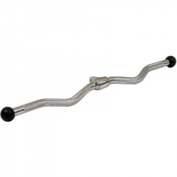 Kétkezes hajlított lehúzó gumi véggel Fitness Robust