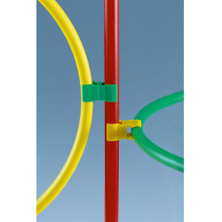 Rúd karika csiptetéséhez bilincs