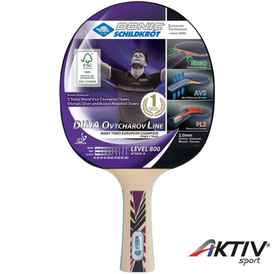 Ping-pong ütő Donic Ovtcharov 800 FSC Series