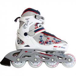 Görkorcsolya Girl fehér-kék Sportszer Spartan