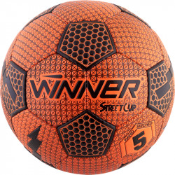 Winner Street Cup futball labda méret:5 narancs - fekete Sportszer Winner