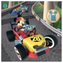 Puzzle Mikiegér autóverseny 3 x 55 darab