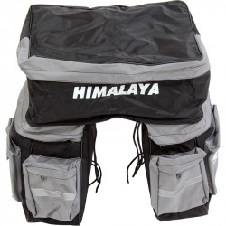 50 literes kerékpáros túratáska II. fekete/szürke