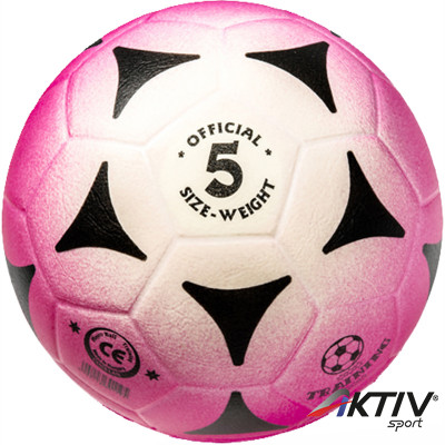 Football kogelán lila-fehér méret: 5