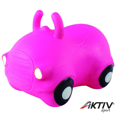 Ugráló versenyautó Amaya rózsaszín