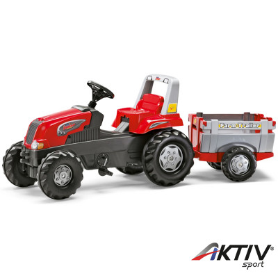 Pedálos traktor utánfutóval Rolly Junior