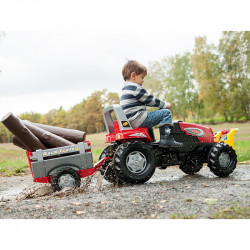 Pedálos traktor utánfutóval Rolly Junior
