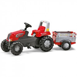 Pedálos traktor utánfutóval Rolly Junior Pedálos járművek Rolly Toys