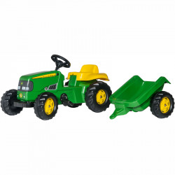 Pedálos traktor utánfutóval Rolly Kid John Deere John Deere Pedálos járművek Rolly Toys