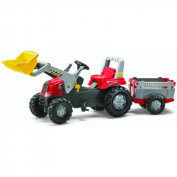 Pedálos markolós traktor utánfutóval Rolly Junior Pedálos járművek Rolly Toys