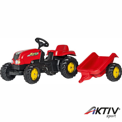 Pedálos traktor utánfutóval Rolly Kid-X