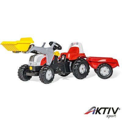 Pedálos markolós traktor utánfutóval Rolly Kid Steyr 6160 CVT Rolly Kid Steyr 6160 CVT