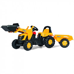 Pedálos markolós traktor utánfutóval Rolly Kid JCB Rolly Kid JCB Pedálos járművek Rolly Toys