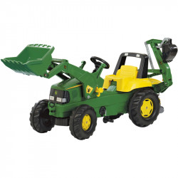 Pedálos markolós traktor exkavátorral Rolly Junior John Deere Pedálos járművek Rolly Toys