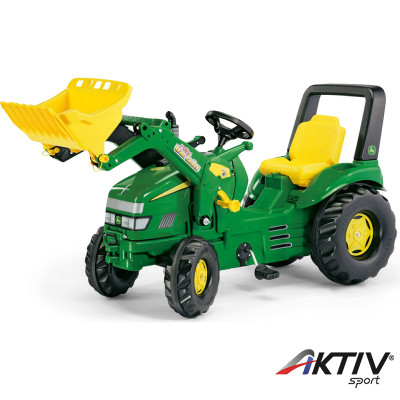 Pedálos markolós traktor Rolly X-Trac John Deere