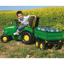 Pedálos markolós traktor Rolly X-Trac John Deere
