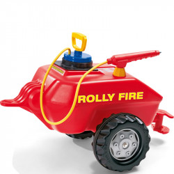 Tűzoltó tartály utánfutó Rolly Trailer Fire Tanker Lábbal hajtható járművek Rolly Toys