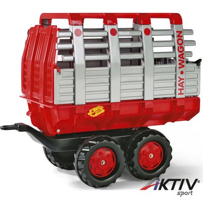 Duplatengelyes szénaszállító utánfutó Rolly Trailer