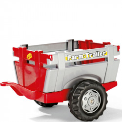 Utánfutó Rolly Farm Trailer Lábbal hajtható járművek Rolly Toys