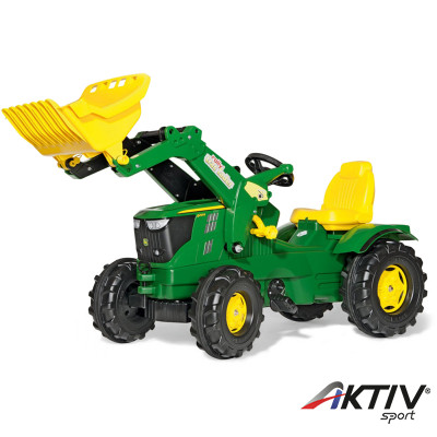 Pedálos markolós traktor Rolly FarmTrac John Deere 6210R