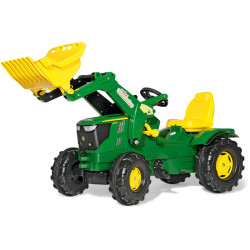 Pedálos markolós traktor Rolly FarmTrac John Deere 6210R Pedálos járművek Rolly Toys